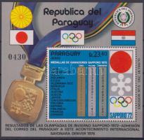 1972 Téli olimpia, Sapporo blokk Mi 192