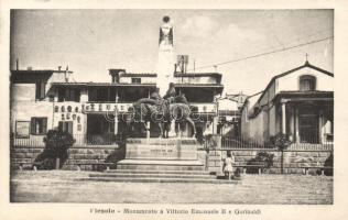 Fiesole, monumento a Vittorio Emanuele II e Garibaldi / monument