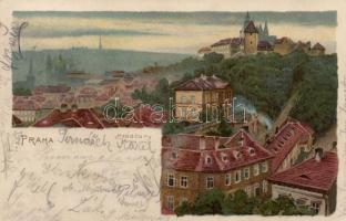 Praha, Hradcany / castle hill, litho