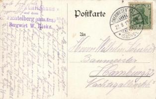 Bozi Dar / Gottesgab, Kammstrasse; alte Mühle / mill, Kunstanstalt Förster & Borries, Zwickau