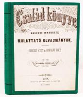 1856 A család könyve, II. évfolyam, 3 db színezett, litográfiával, 105-106. oldal hiányos, 316p