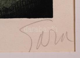 Gara Arnold (1882-1929): Egy lap a Magyar parnasszus című rézkarcalbumból. Rézkarc, papír, jelzett, ...