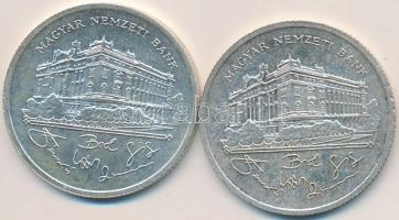 1992. 200Ft Ag "MNB" (2x) T:2