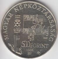 1981. 500Ft Ag "Bartók Béla" T:BU
Adamo EM62