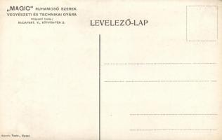 Nagymosás a Vigadóban! 'Magic' ruhamosó szer reklám / 'Magic' washing liquid, ad...