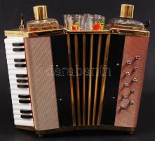 Zenélő italtartó, jó állapotban, 30×20×10 cm