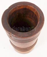 Fa mozsár törő nélkül, m:21 cm