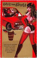 5 db MODERN Krampusz témájú humoros, erotikus képeslap / 5 modern motive cards, Krampus, humour, ero...