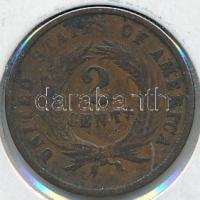 Amerikai Egyesült Államok 1865. 2c díszes "5" T:2- USA 1865. 2 Cent fancy "5" C:VF