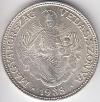 1938. 2P Ag "Madonna" T:1-,2 Adamo P7