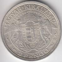 1938. 2P Ag "Madonna" T:1-,2
Adamo P7