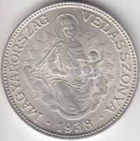 1938. 2P Ag "Madonna" T:1-,2 Adamo P7