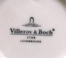 Villeroy & Boch fehér mázas teás csésze és alj, jelzett, hibátlan