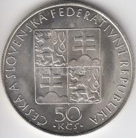 Csehszlovákia/Cseh és Szlovák Szövetségi Köztársaság 1990. 50K Ag T:1-,2
Czechoslovakia/Czech and Sl...