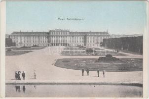 Vienna, Wien; Schönbrunn, slipped text on the backside (EK)