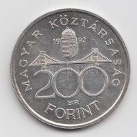 1992. 200Ft Ag "MNB" T:1-