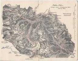 Maltatal, map panoramacard (small tear)