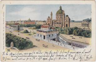 Vienna, Wien; Stadtbahn Station / railway station (small tear)