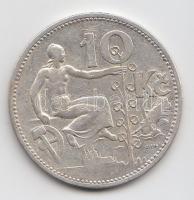 Csehszlovákia 1932. 10K Ag T:3
Czechoslovakia 1932. 10 Korun Ag C:F
