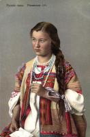 Types russes; Russian girl, folklore