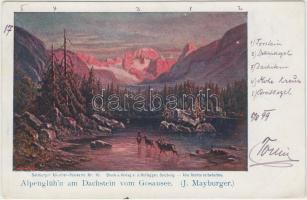 1899 Dachstein Alpenglüh'n, J. Mayburger