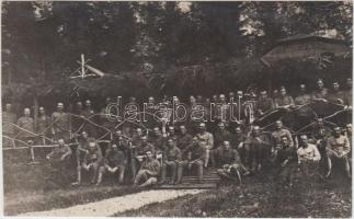 11 db régi, első világháborús katonai fotólap / 11 military WWI photo postcards