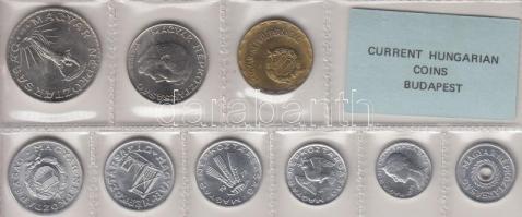 1978. 2f-10Ft 9db klf érmés forgalmi sor fóliatokban T:1