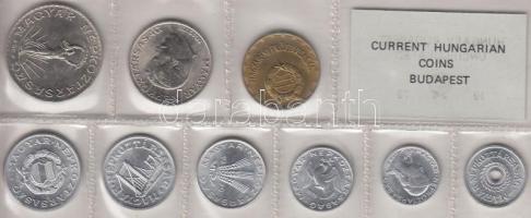 1979. 2f-10Ft 9db klf érmés forgalmi sor fóliatokban T:1
