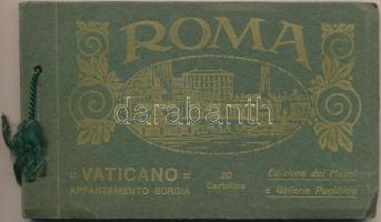 Vatican City, Apostolic Palace, Borgia Apartments - postcard booklet with 20 cards