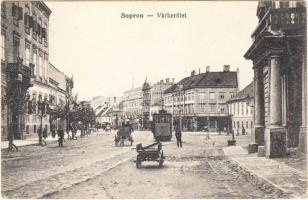 Sopron, Várkerület, villamos (b)