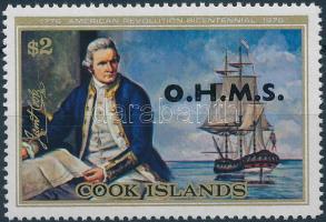 Hivatalos: James Cook felülnyomással, Official: James Cook with overprint