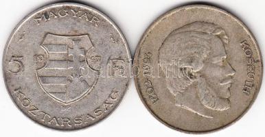 1947. 5Ft Ag "Kossuth" (2x) T:3
Adamo F8.1