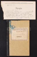 1925 A Medgyesegyházi Ipartestület tagsági könyve és alapszabályai