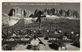 Passo Pordoi, Cimitero di guerra / military cemetery