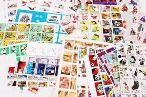 3000 db felvágatlan kínai gyufacímke ív