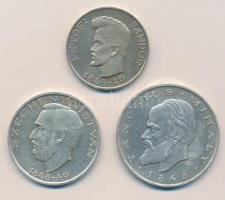 1948. 5Ft Ag "Petőfi" + 10Ft Ag "Széchenyi" + 20Ft Ag "Táncsics" &quot...