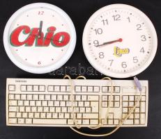 Nagy bolhapiac tétel 16 db Panoráma útikönyv, 2 falióra, tollasütők, akkutöltő, mobiltelefon, 2 távi...