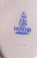 Herendi Nikotexes csikknyomó és hamutál, kézzel festett, jelzett (koronás), hibátlan, m:4,5cm , 7×11...