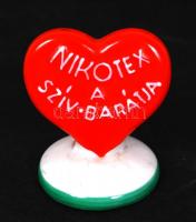 Herendi Nikotexes csikknyomó és hamutál, kézzel festett, jelzett (koronás), hibátlan, m:4,5cm , 7×11...