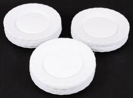 27 db süteményes tányér, hibátlan