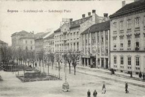 Sopron Széchenyi tér; Piri Dániel kiadása (fl)