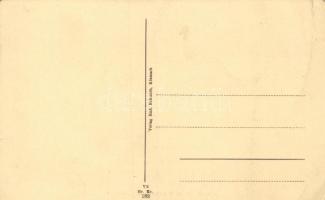 Késmárk, fatemplom belső; Emil Schmidt kiadása / wooden church interior