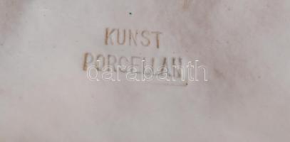 Csehszlovák figyelő őzike, kézzel festett, restaurált, hibátlan, m:20 cm, h:28 cm