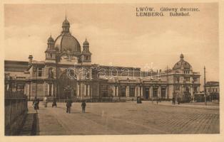 Lviv, Lwów; Glówny dworzec, Bahnhof / railway station