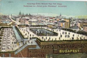 Budapest VI. Párisi Nagy Áruház, nagy Tető Sétány (b)