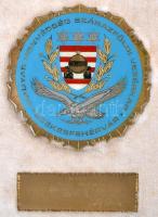 DN "Emlékül a Magyar Honvédség Szárazföldi Vezérkar Főnökétől - Székesfehérvár" fém emlékp...