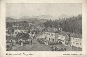 Tarcsafürdő, Tatzmannsdorf