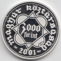 2001. 3000Ft Ag Ezeréves a magyar pénzverés T:PP