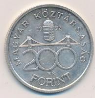1992. 200Ft Ag "MNB" T:2