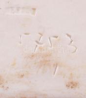 Herendi Déryné, fehér mázas, jelzett (mélynyomás),  hibátlan, m:35 / Herendi Déryné numbered chinawa...